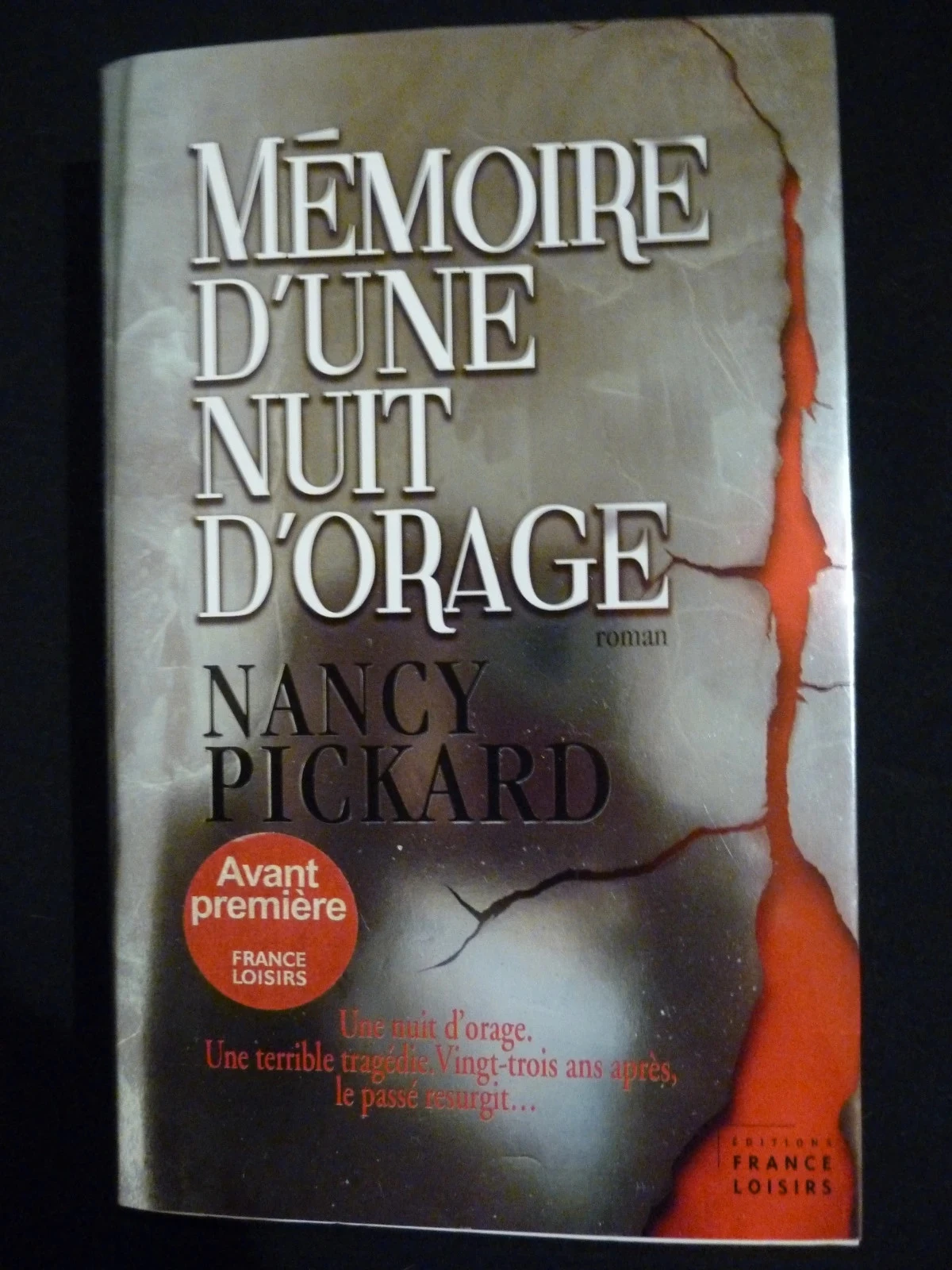 Mémoire d'une nuit d'orage
